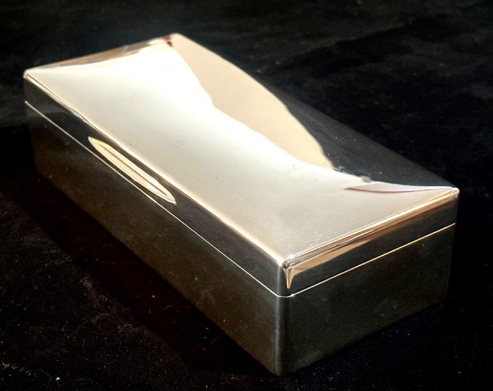 Mappin and Webb Silver Cigarette Box