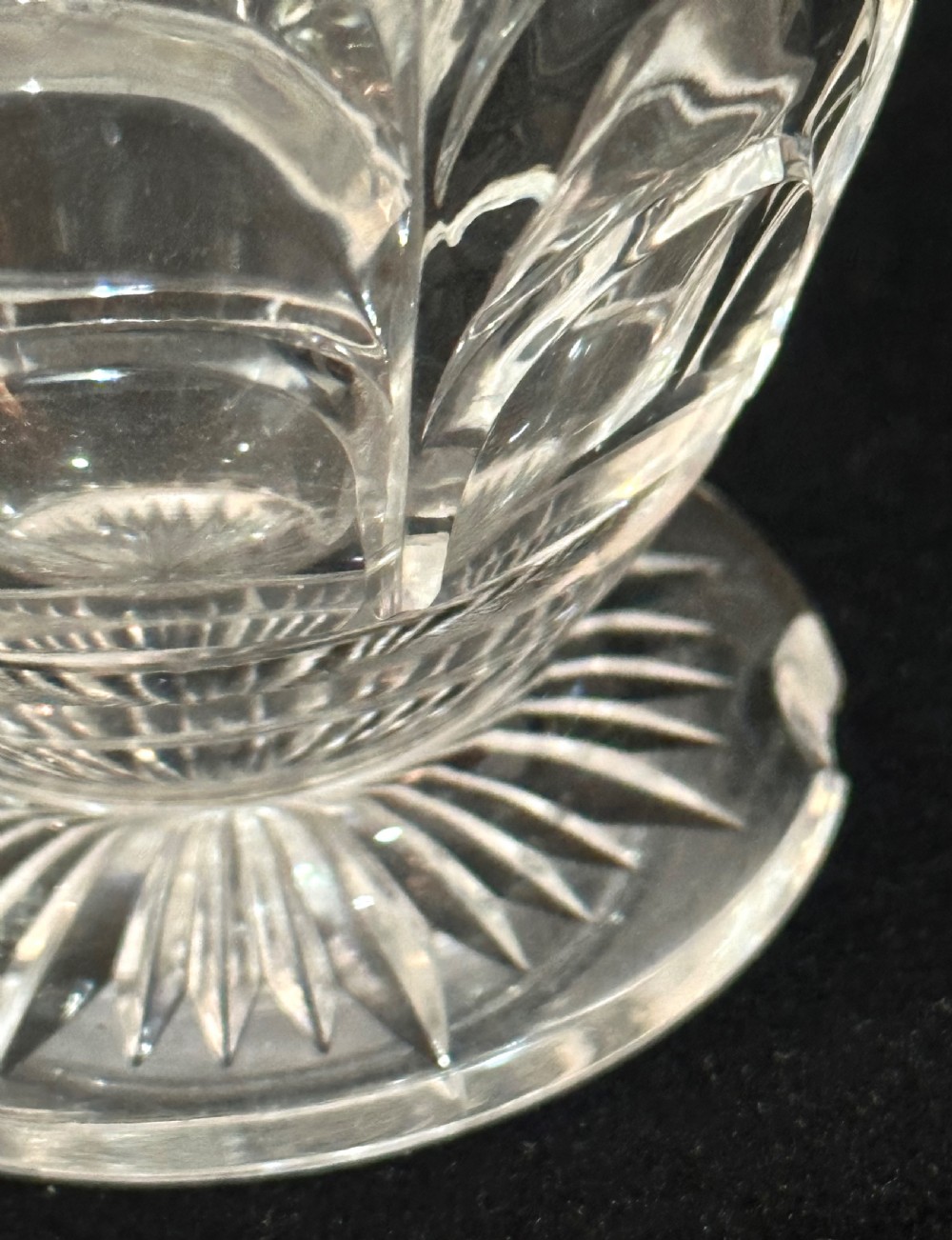 Cut Crystal and Silver Water Jug  with two Glasses  View IV