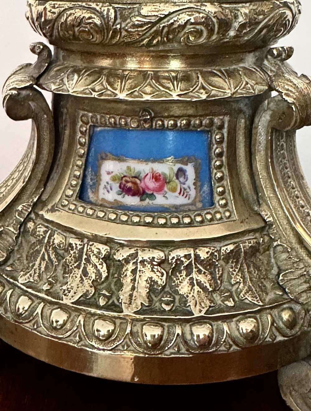 Pair of Gilt Bronze Figural Table Lamps  View X