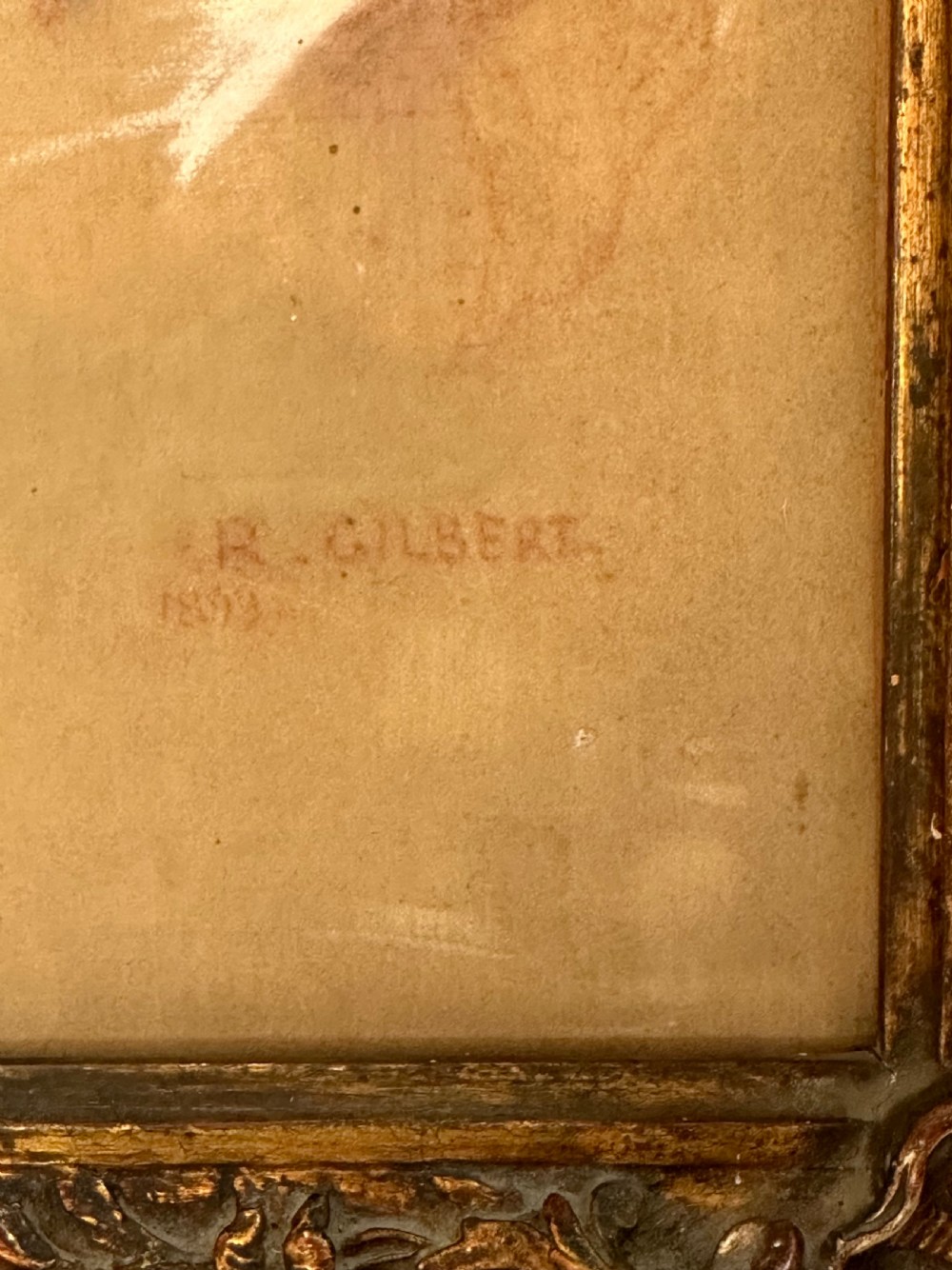 Portrait in Pastel by René Joseph Gilbert (1858-1914) View V