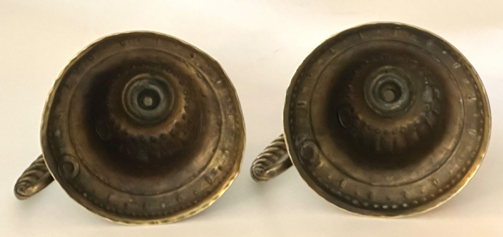 Pair of Arts and Crafts Chamber Sticks View VI