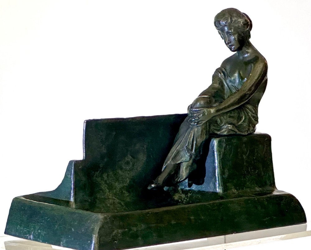 Art Nouveau Bronze Pin Tray View II
