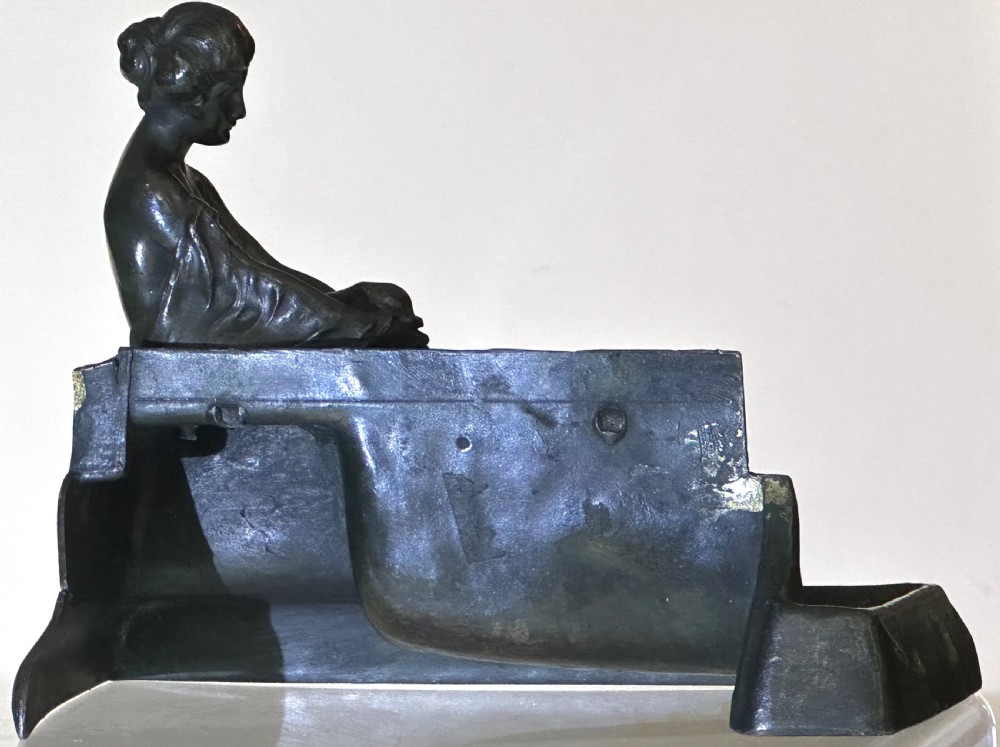 Art Nouveau Bronze Pin Tray View V