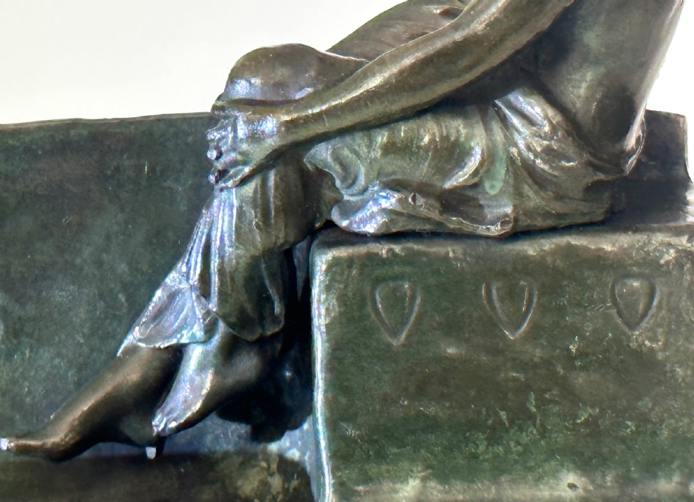 Art Nouveau Bronze Pin Tray View VIII