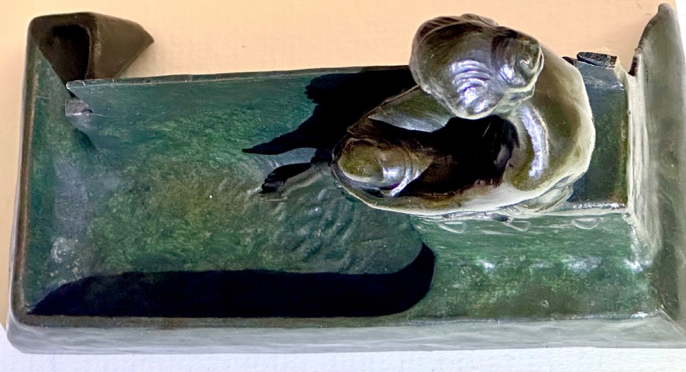 Art Nouveau Bronze Pin Tray View X