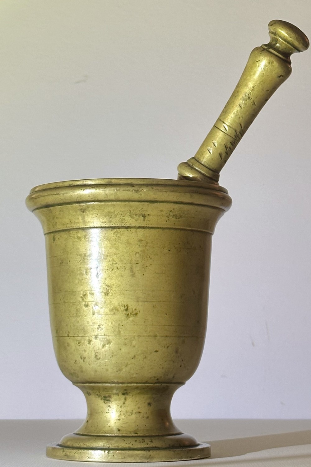 Bronze Pestle and Mortar