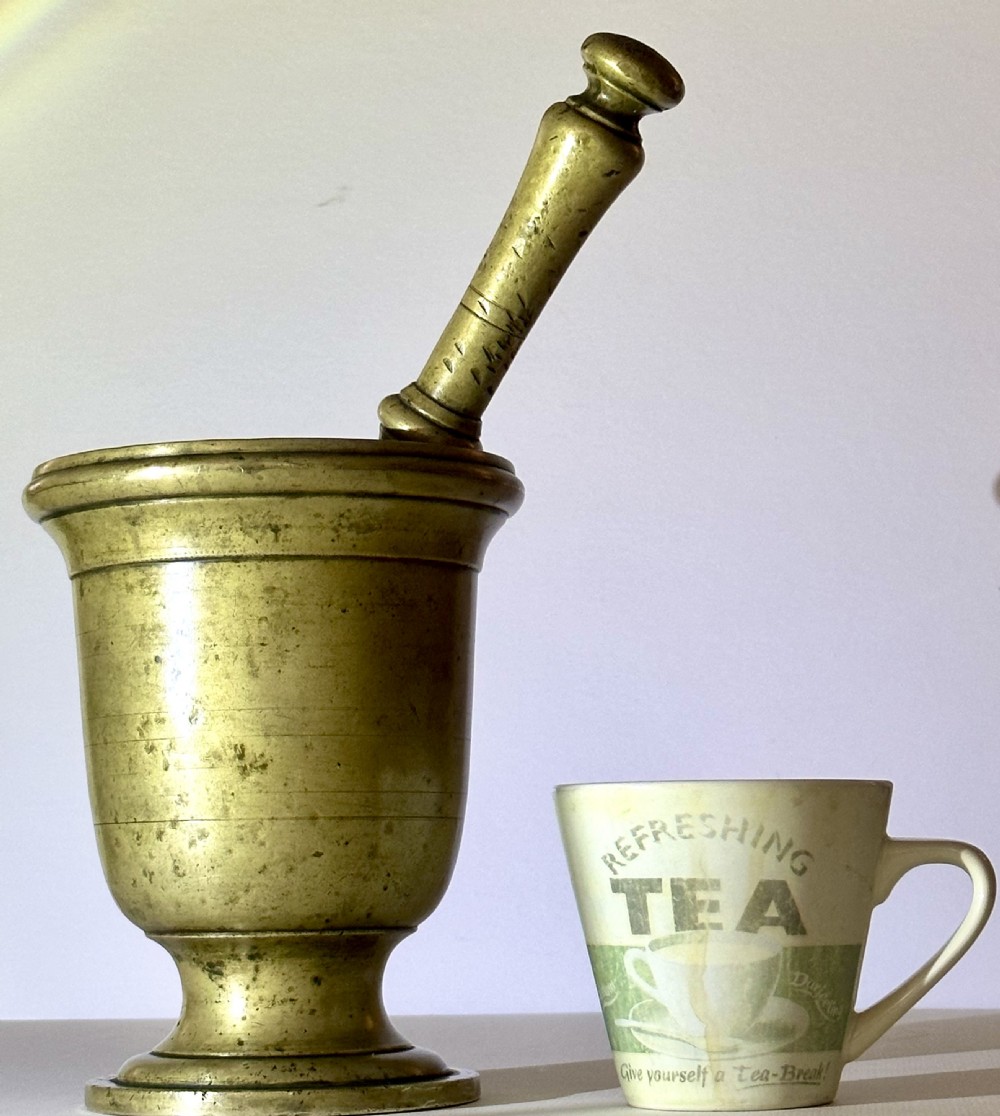 Bronze Pestle and Mortar View III