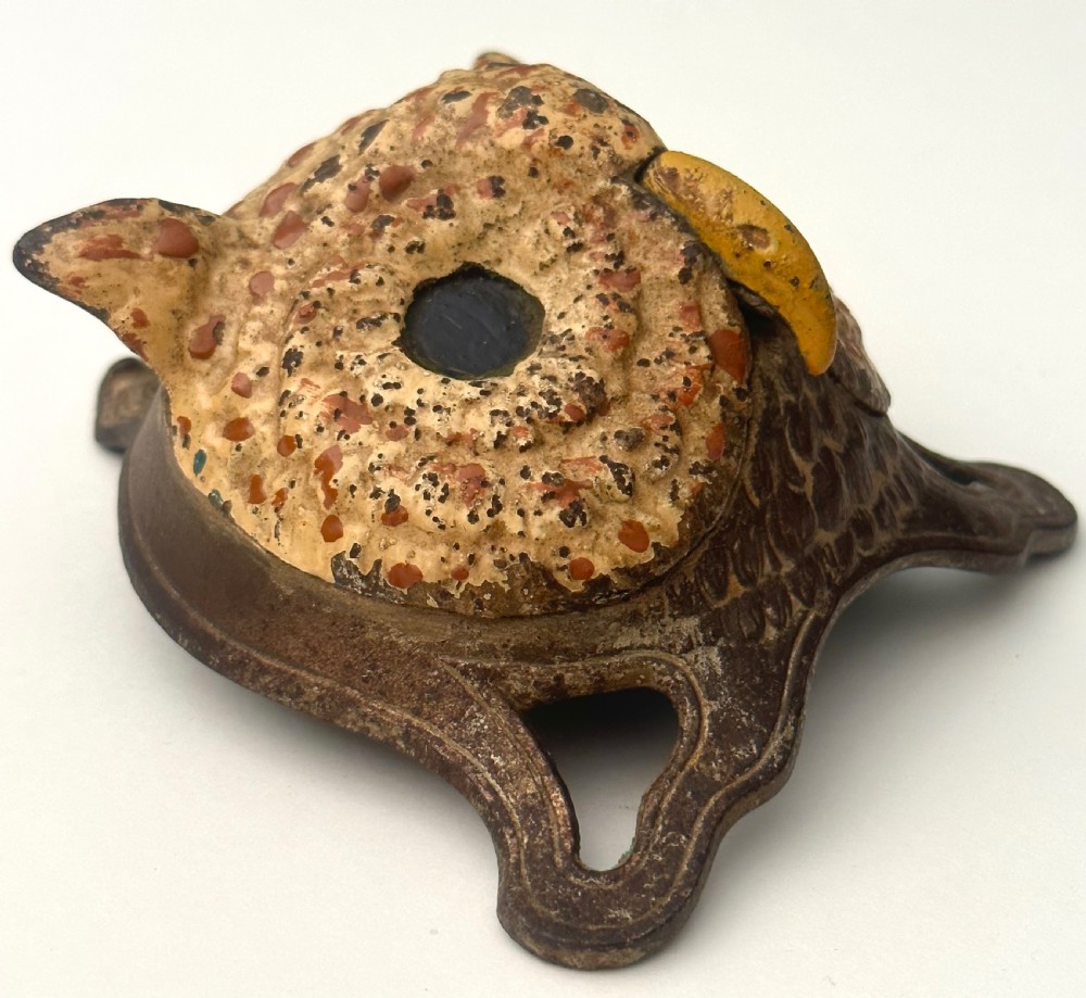 German Desk Bell in the Form of an Owl View II