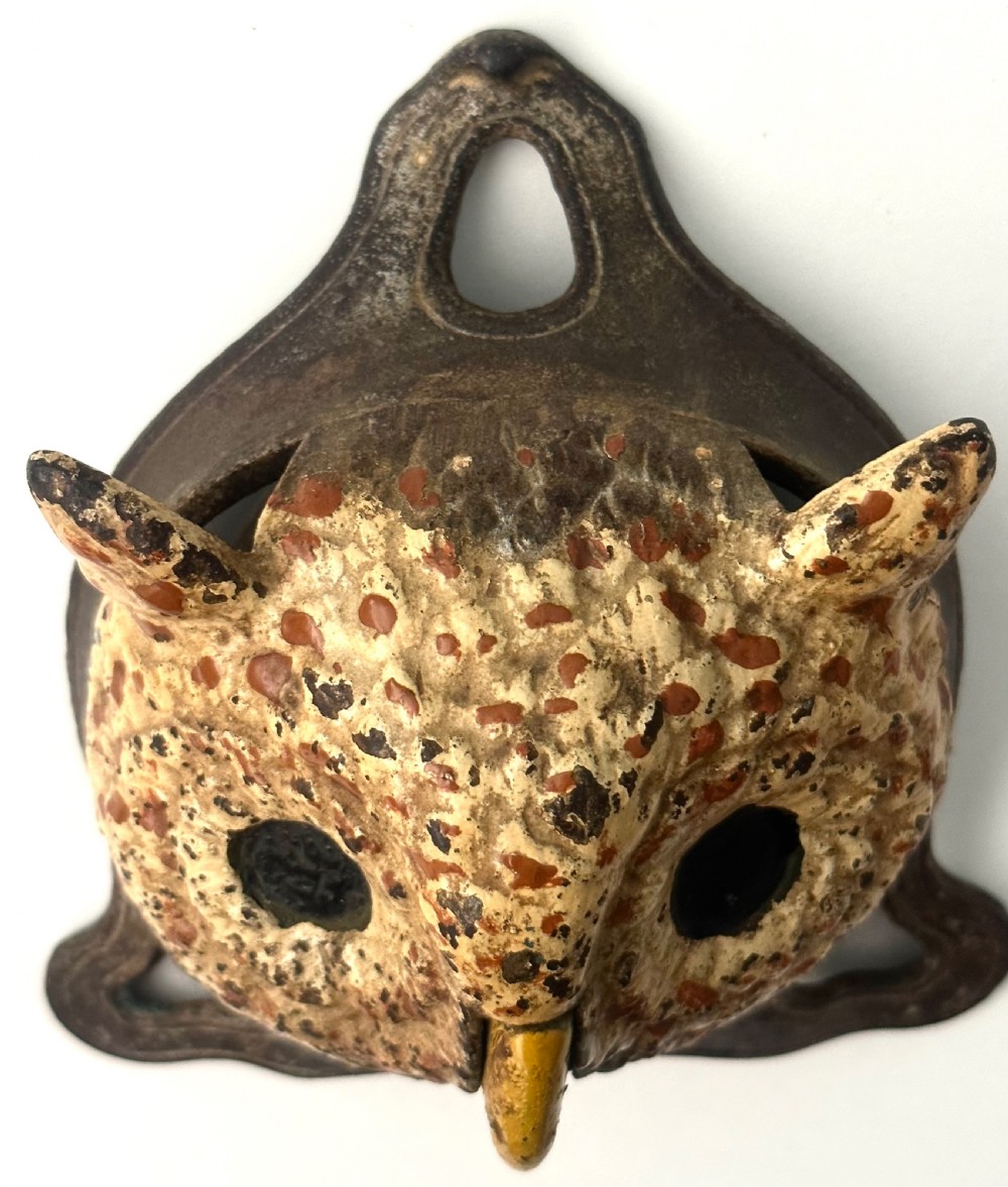 German Desk Bell in the Form of an Owl View III