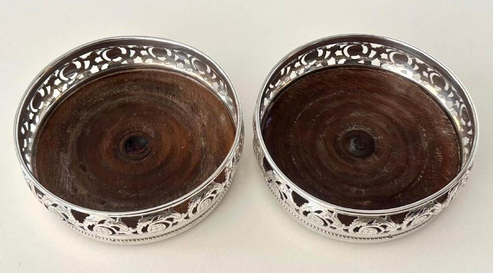 Pair of Wine Bottle Coasters View III