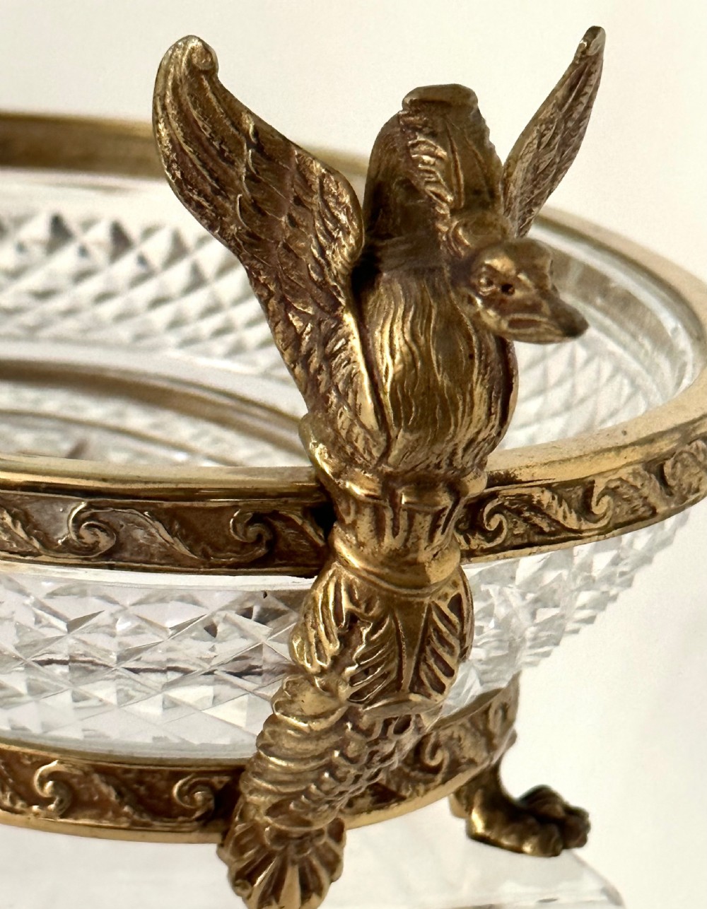 Cut Glass and Gilt Metal Bowl View III