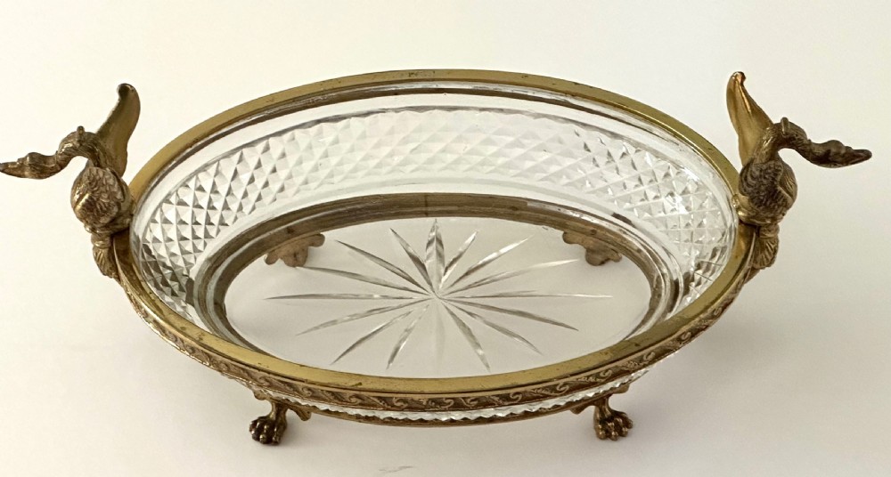 Cut Glass and Gilt Metal Bowl View V