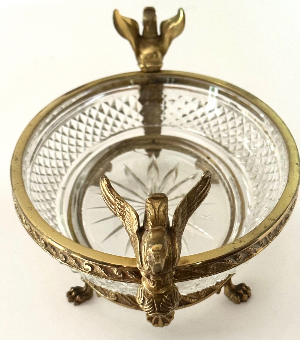 Cut Glass and Gilt Metal Bowl View VII