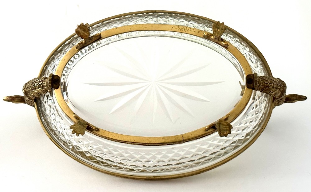 Cut Glass and Gilt Metal Bowl View VIII