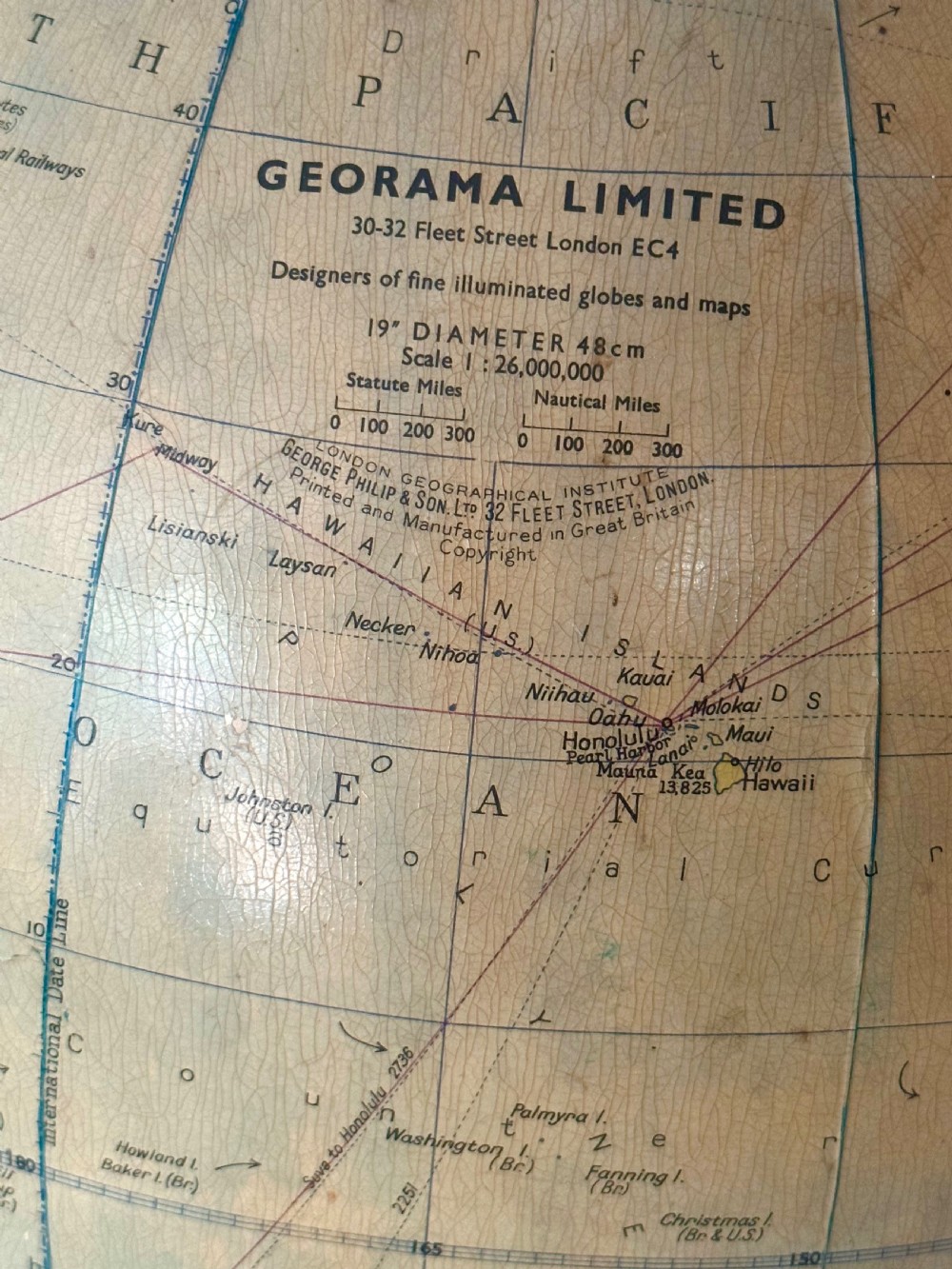 Georama Illuminated Globe View IV