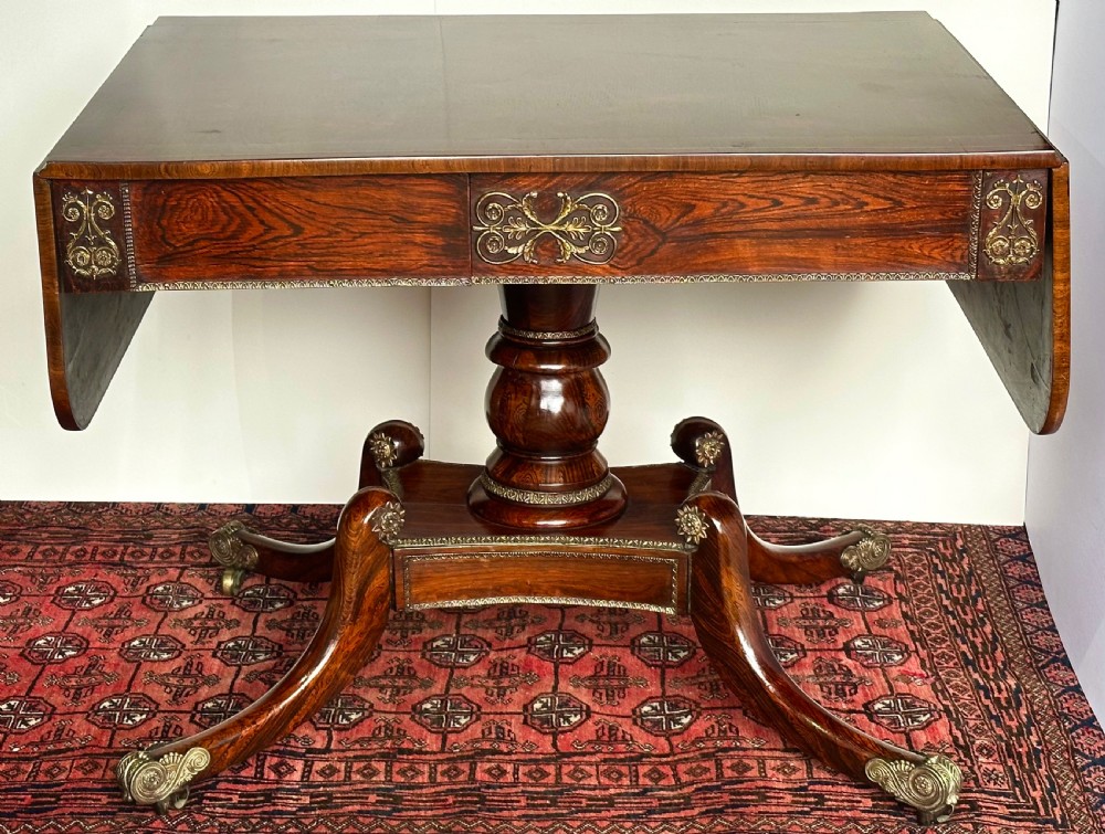 Regency Rosewood Sofa Table