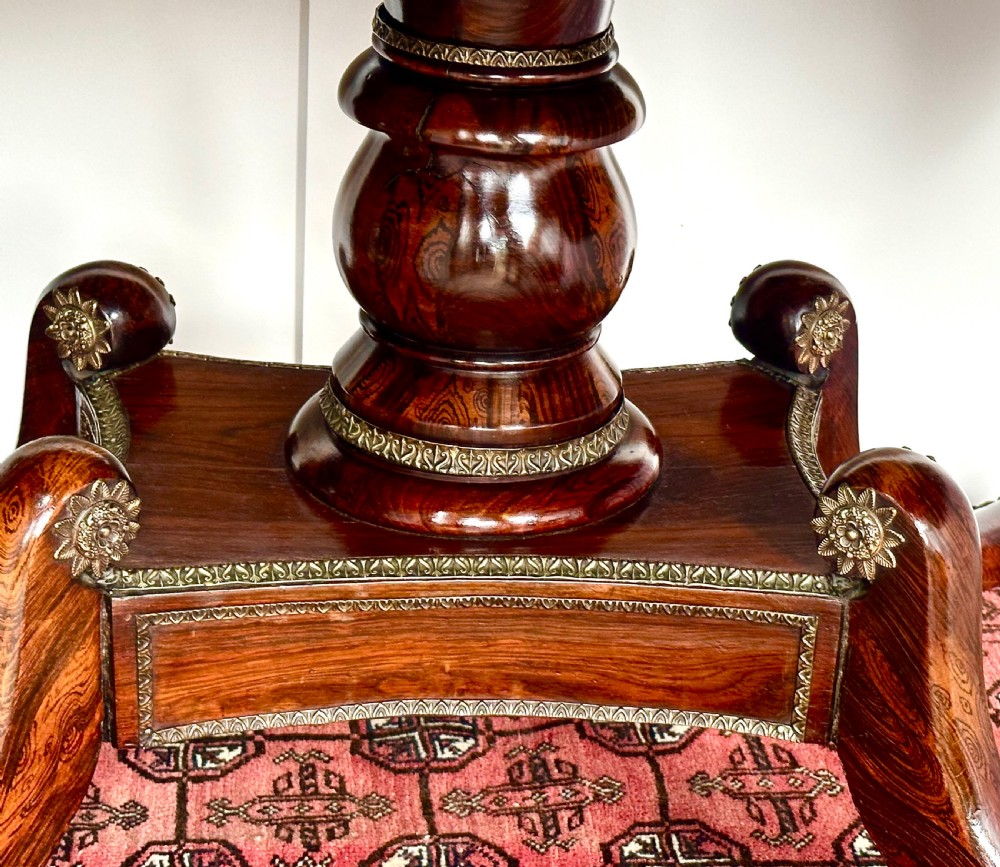 Regency Rosewood Sofa Table View IX