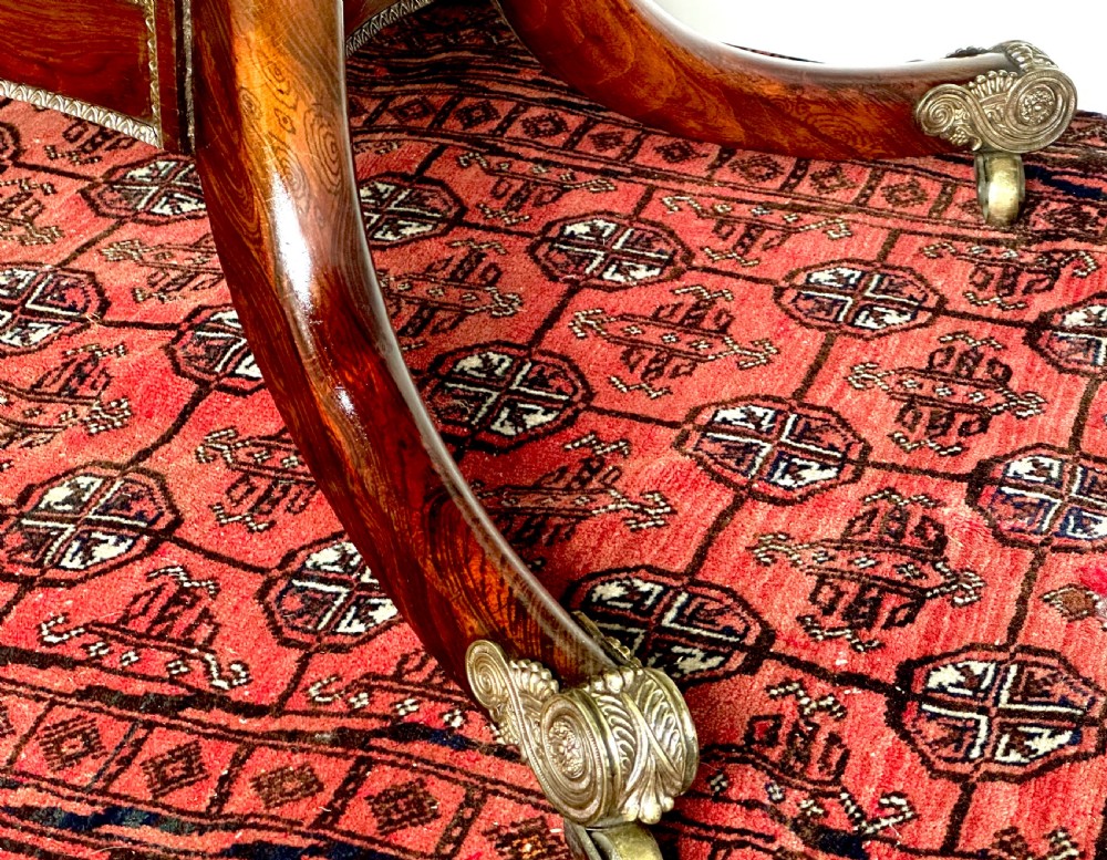 Regency Rosewood Sofa Table View X
