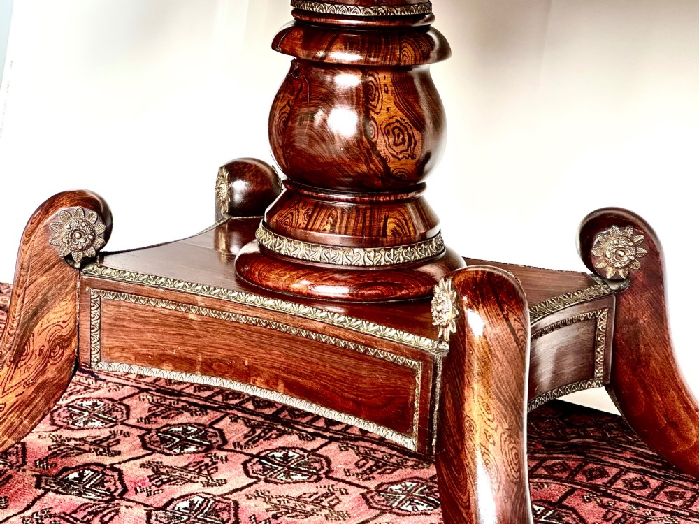 Regency Rosewood Sofa Table View XI