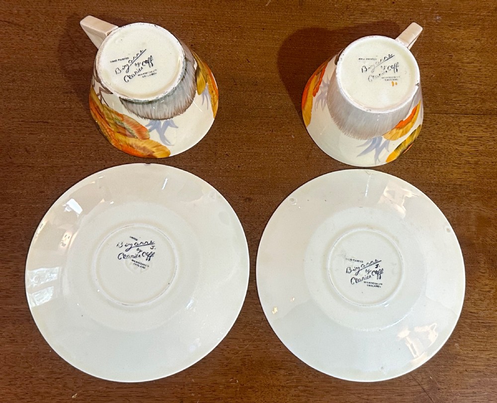 Clarice Cliff Bizarre Pattern Teaset View XI