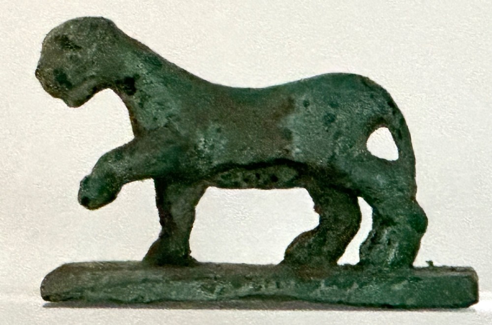 Roman Panther in Bronze. 100AD View IV