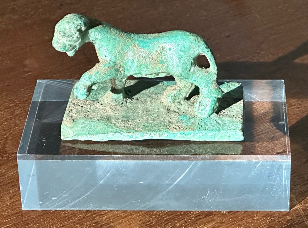 Roman Panther in Bronze. 100AD View V