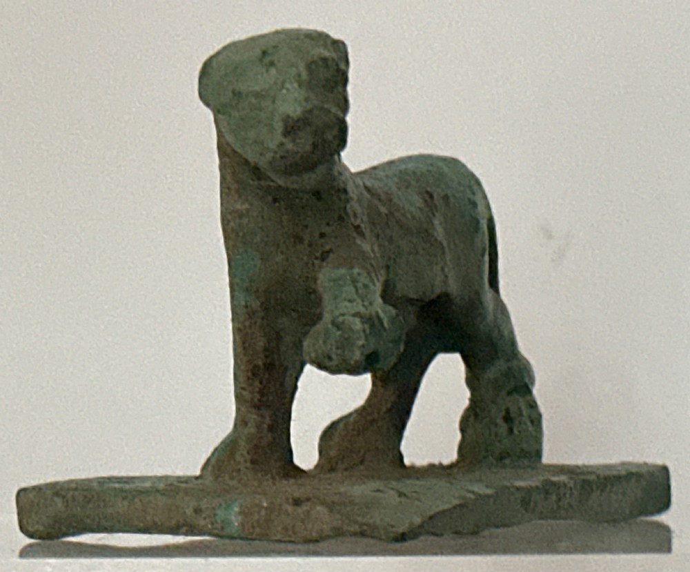 Roman Panther in Bronze. 100AD View VIII