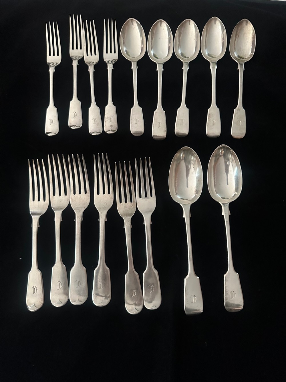 Solid Silver Cutlery dated 1901