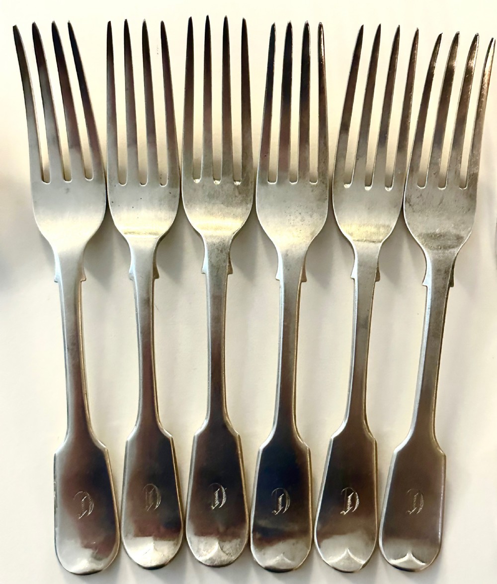 Solid Silver Cutlery dated 1901 View IV