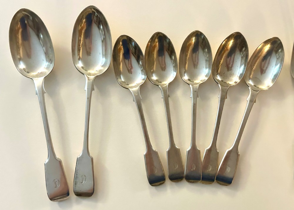 Solid Silver Cutlery dated 1901 View V