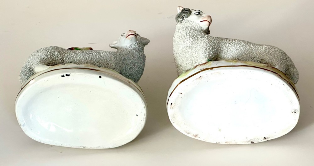 Pair of Staffordshire Ewe and Ram Spill Vases View VII