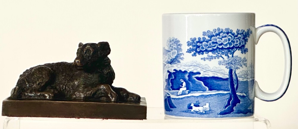 Bronze Dog Paperweight. View IX