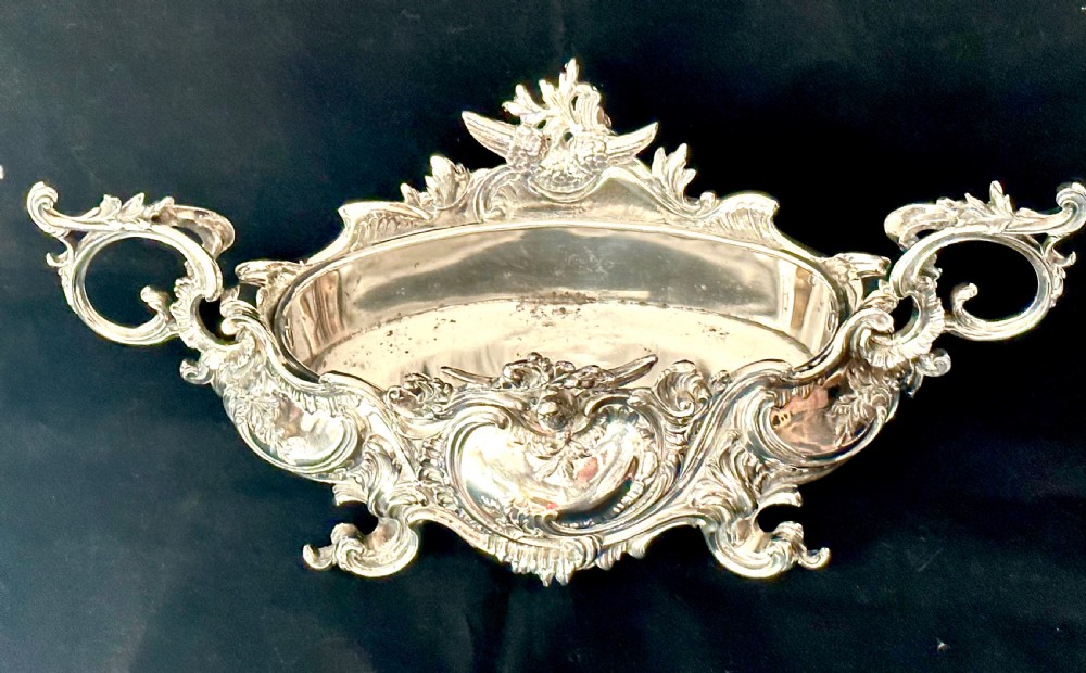 French Silver Plated Jardiniere of Large Proportion View II