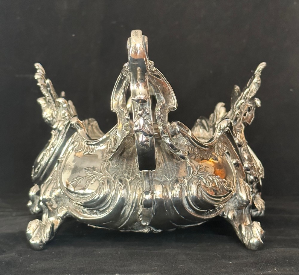 French Silver Plated Jardiniere of Large Proportion View IV