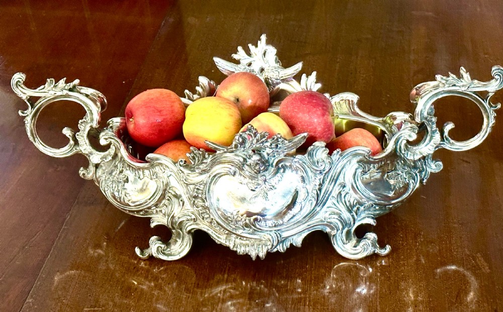 French Silver Plated Jardiniere of Large Proportion View X