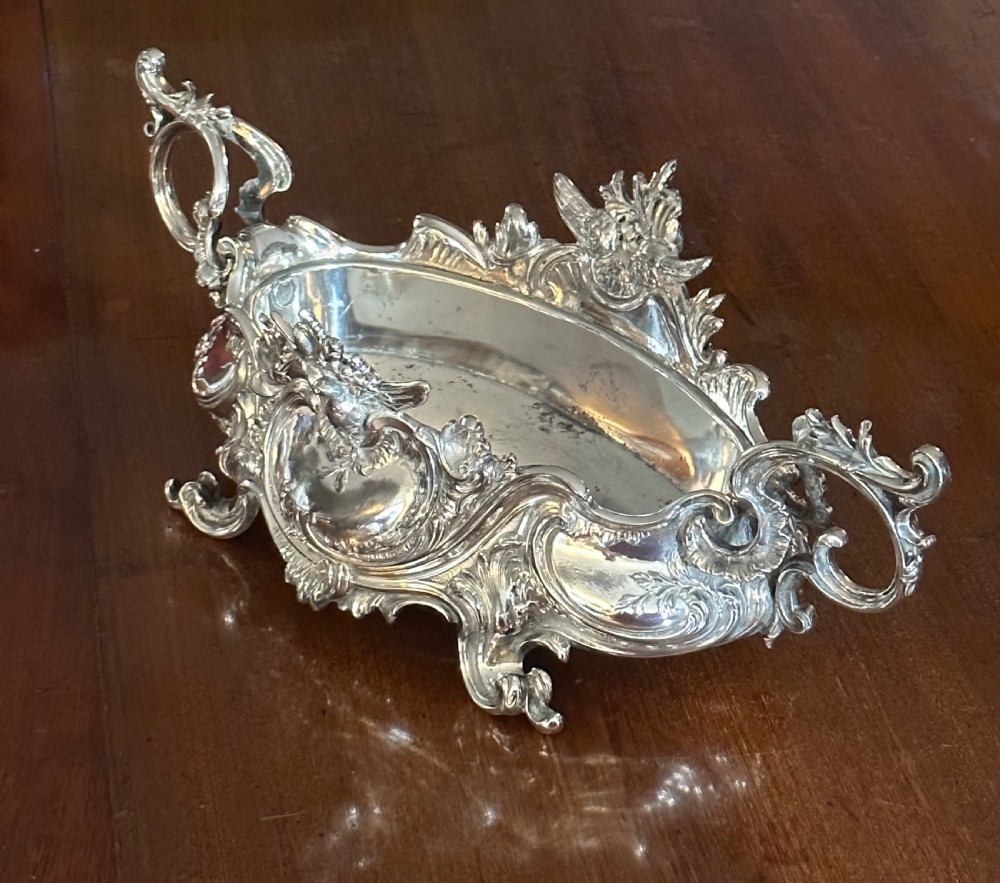 French Silver Plated Jardiniere of Large Proportion View XI