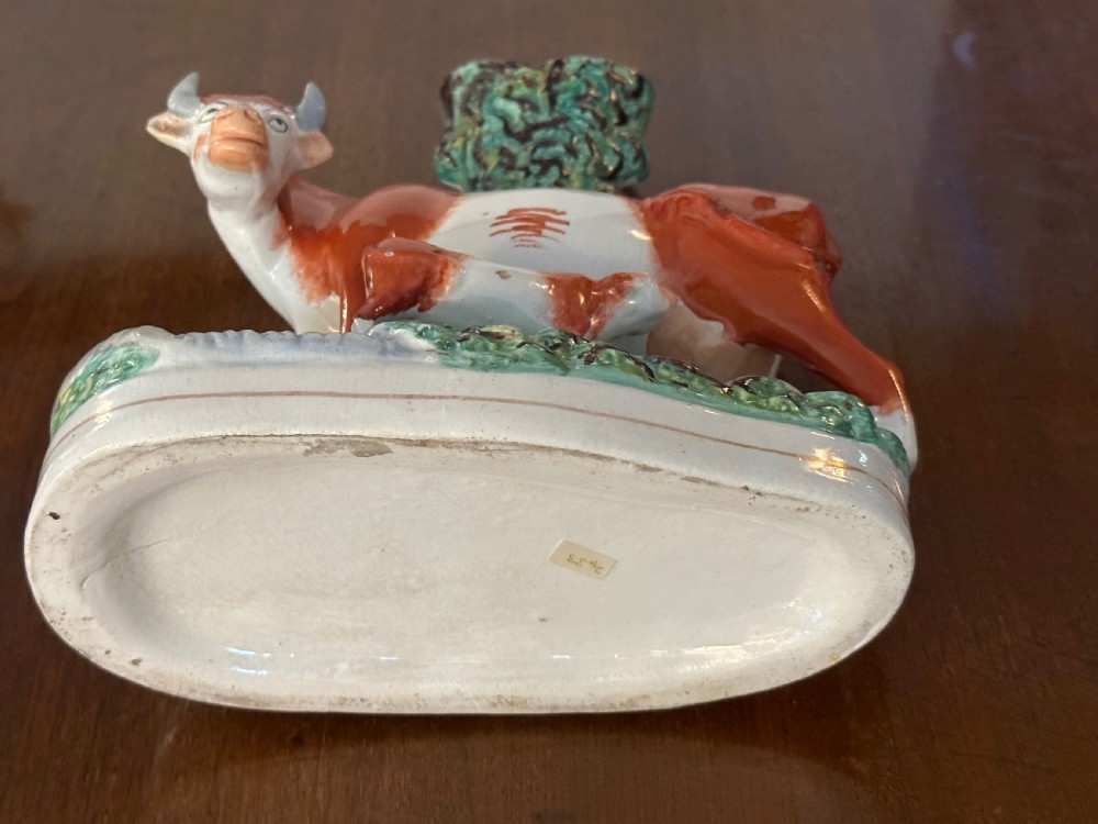 Pair of Staffordshire Spill Vases of Large Proportion View VI