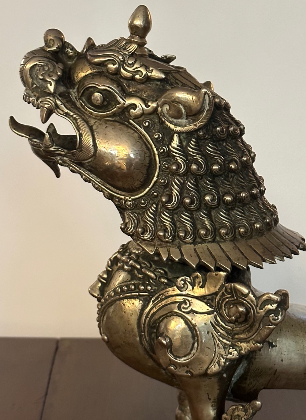 Pair of Chinese Foo Dog Censers  View V