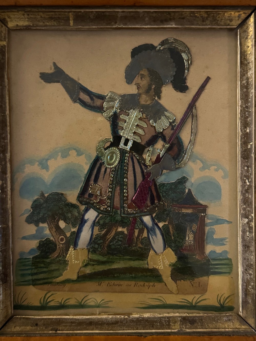 Pair of Regency Tinsel pictures View III