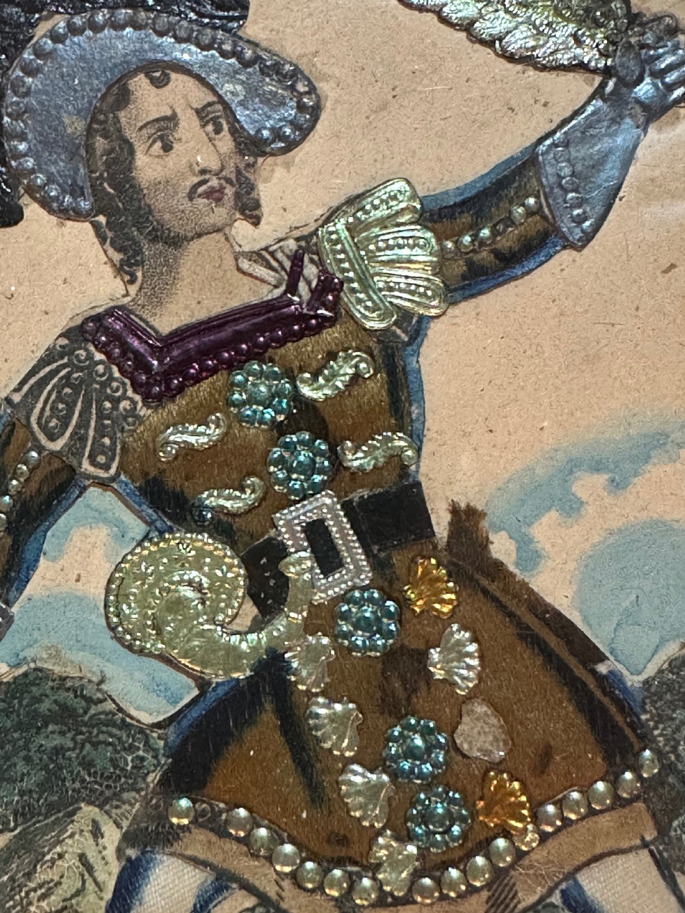 Pair of Regency Tinsel pictures View VIII