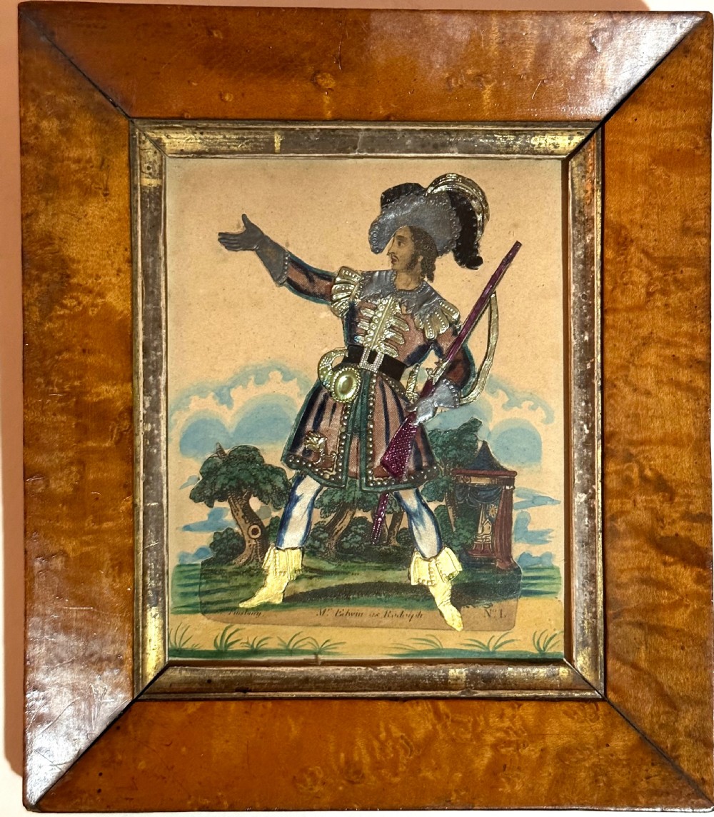 Pair of Regency Tinsel pictures View X