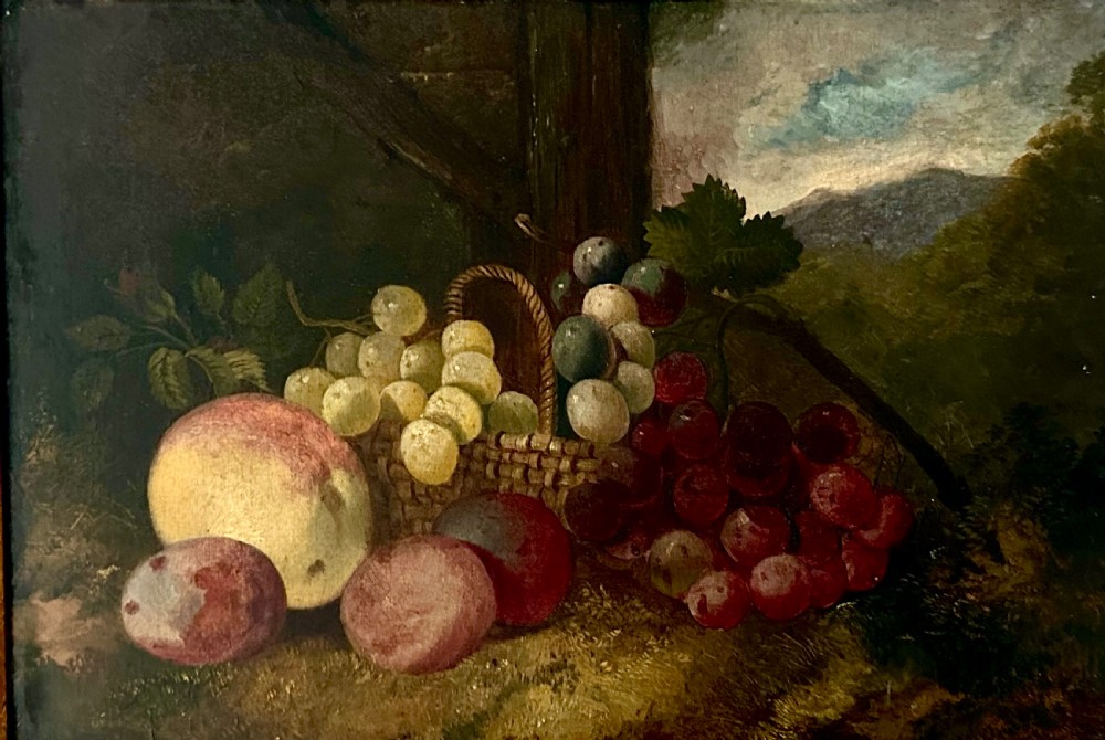 Norwich School Still life, Oil on Board View II