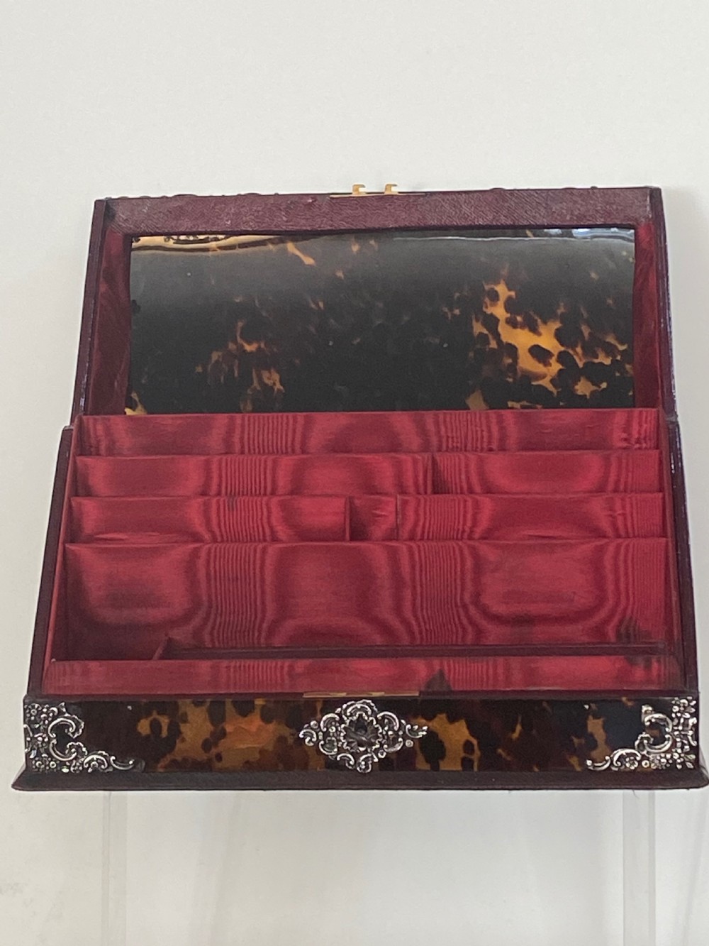 Stationery Box in Silver Mounted Tortoiseshell  View VI