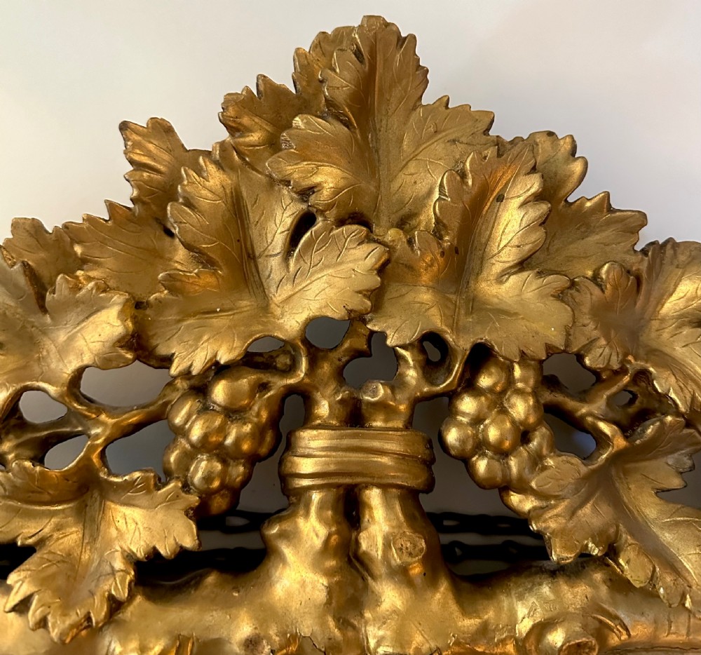 Florentine Mirror with Grape and Vine Design  View V