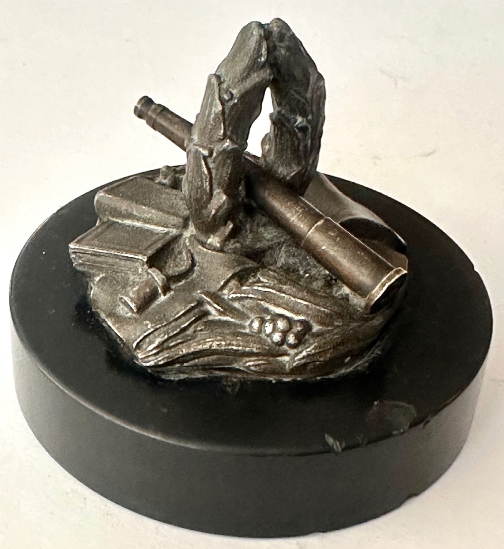 World War II Bronze Paperweight.