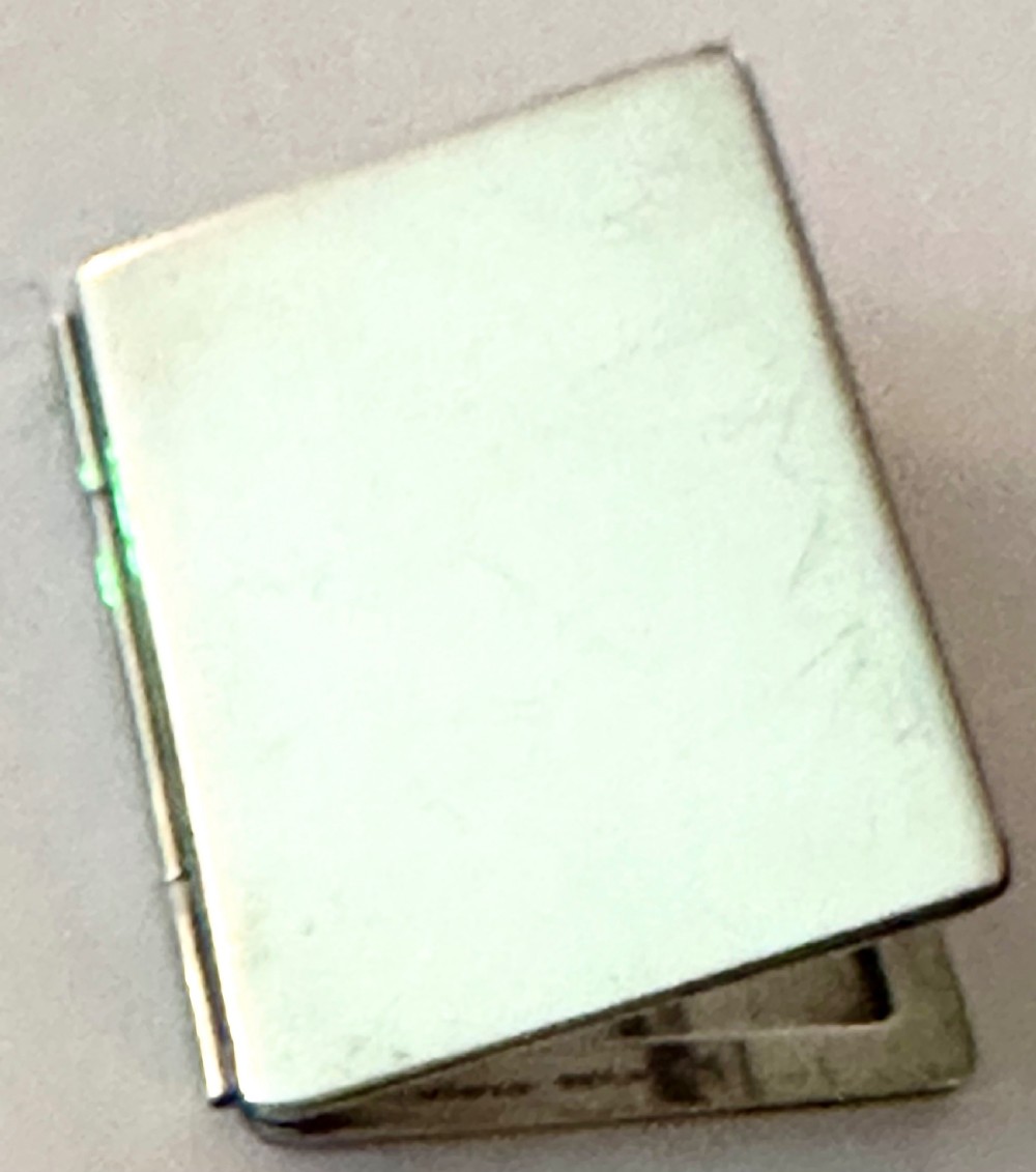 Tiffany Miniature Pocket Silver Photo Frame View IX