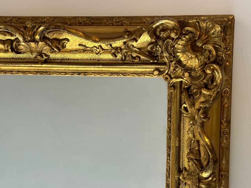 19th Century Gilt Gesso Mirror View II