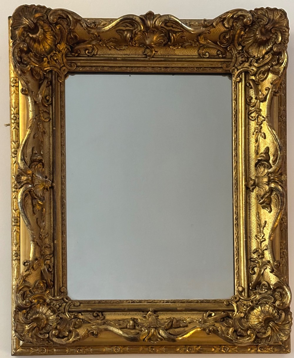 19th Century Gilt Gesso Mirror