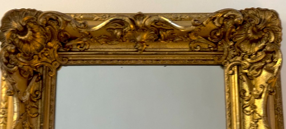 19th Century Gilt Gesso Mirror View III