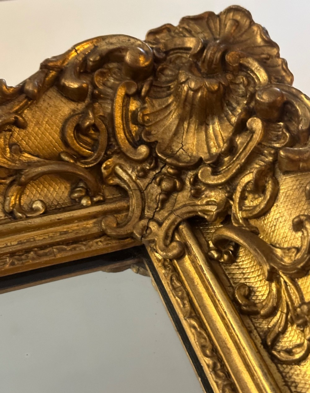 19th Century Gilt Gesso Mirror View IV